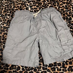 Wonder Nation Charcoal Elastic Waist Shorts
